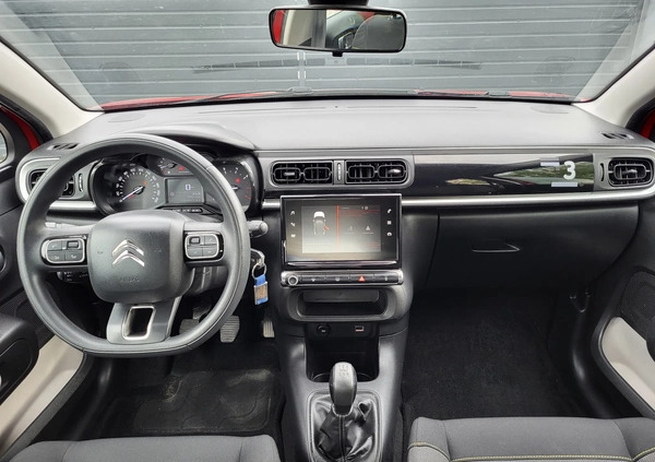 Citroen C3 cena 23500 przebieg: 94000, rok produkcji 2019 z Dobra małe 407